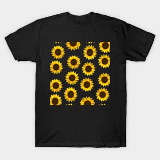 sunflower pattern T-Shirt